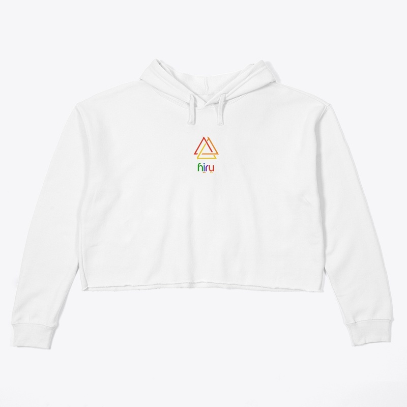 HIRU- Equality crop top hoodie