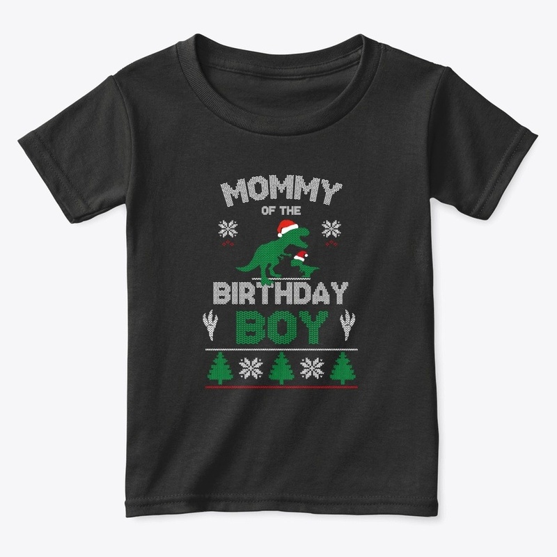 Mom of the Birthday Boy Matching T-Rex B