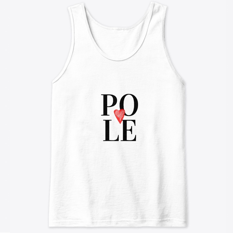 Pole LOVE ~  Red Heart Black  Design