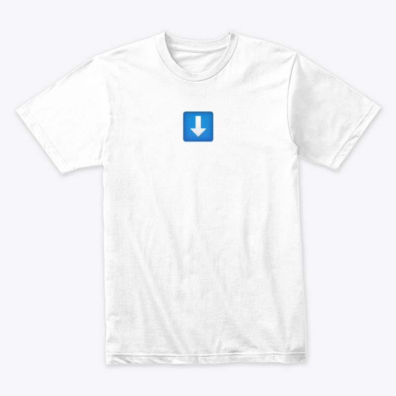 Down arrow t-shirt 