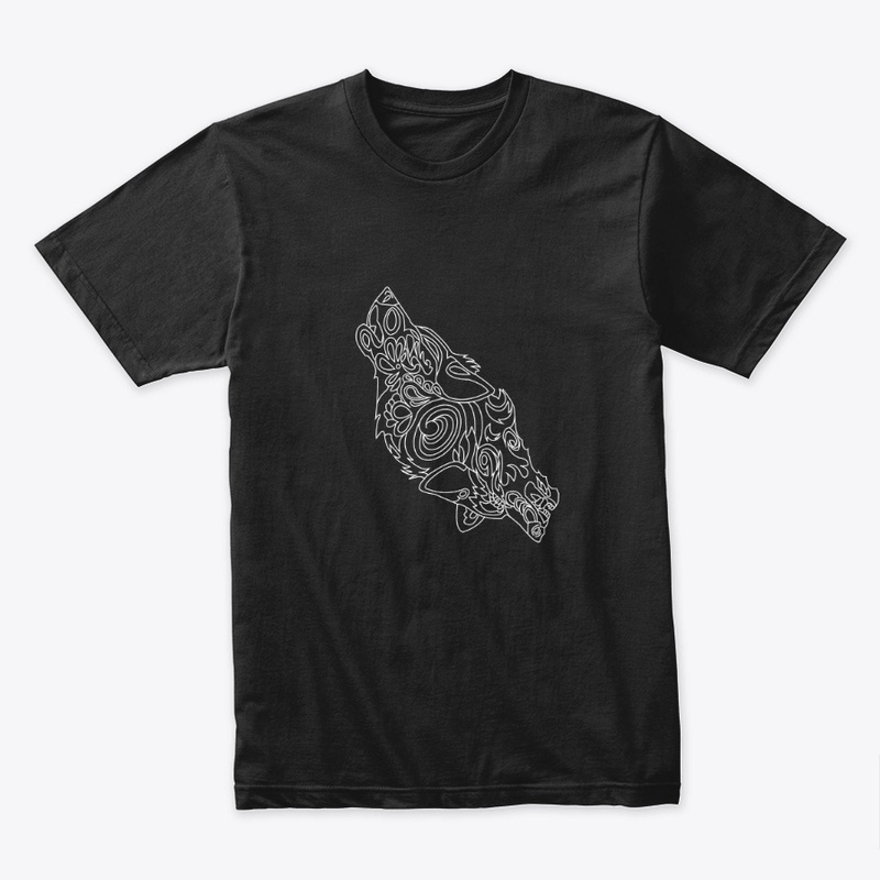 Wolf minimal art