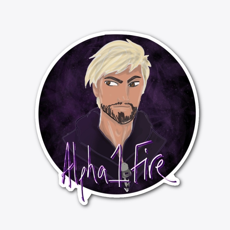 Alpha sticker