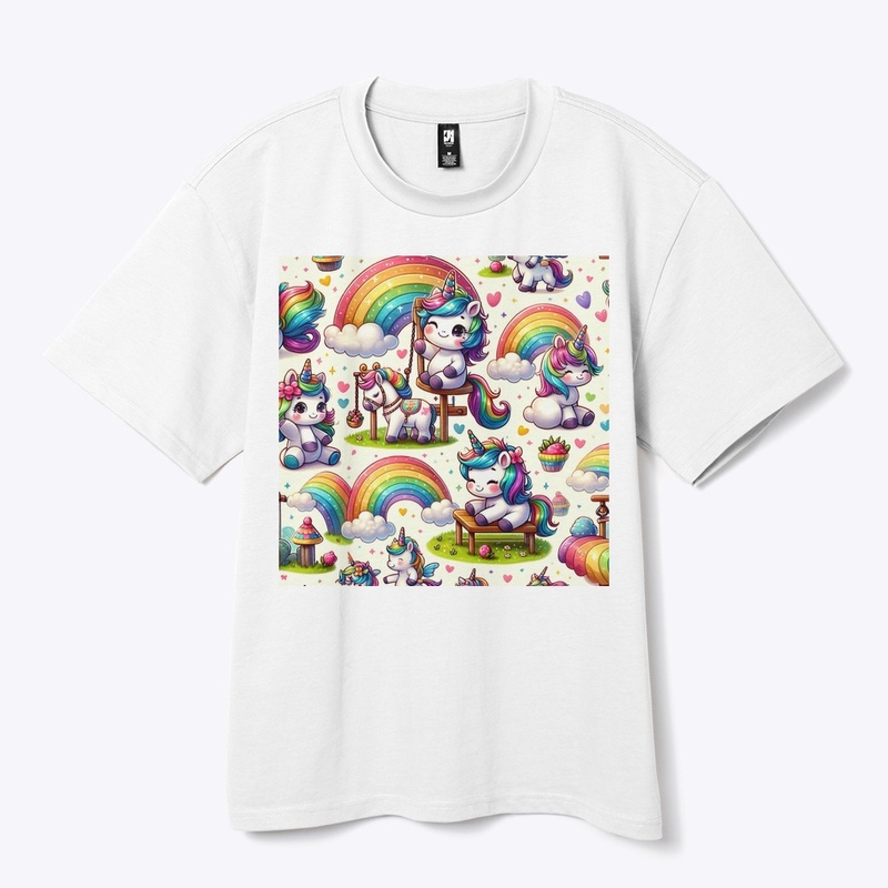 Unicorns Playing Outside