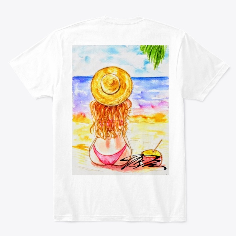 Cool drink on the beach