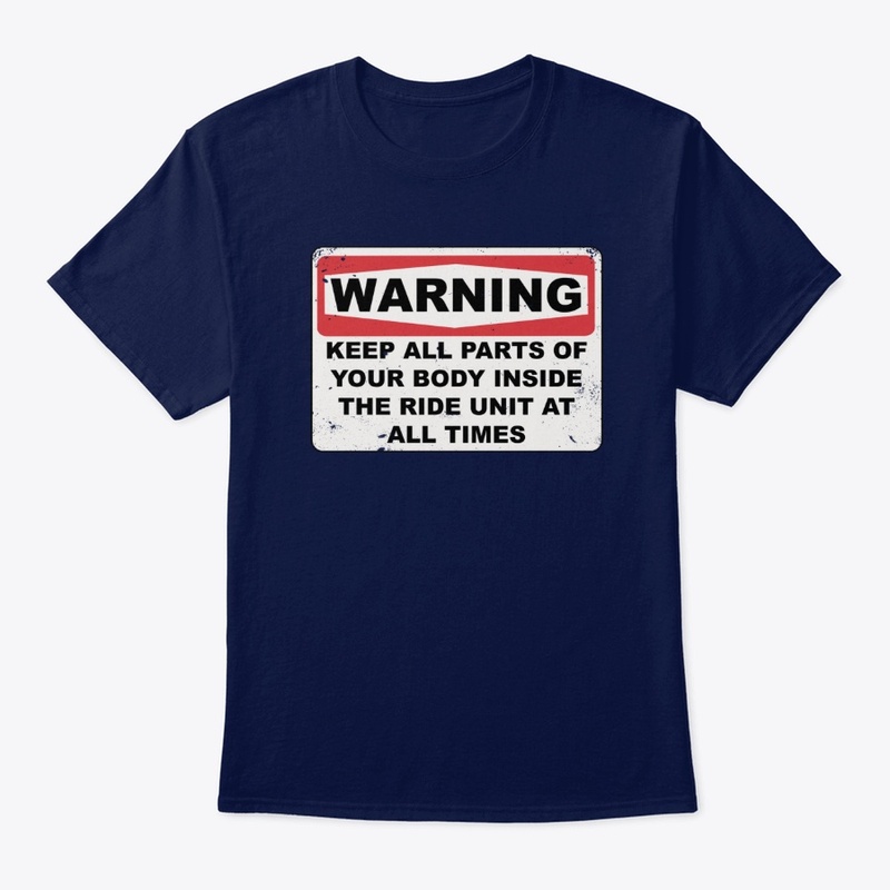 Roller Coaster Warning Sign