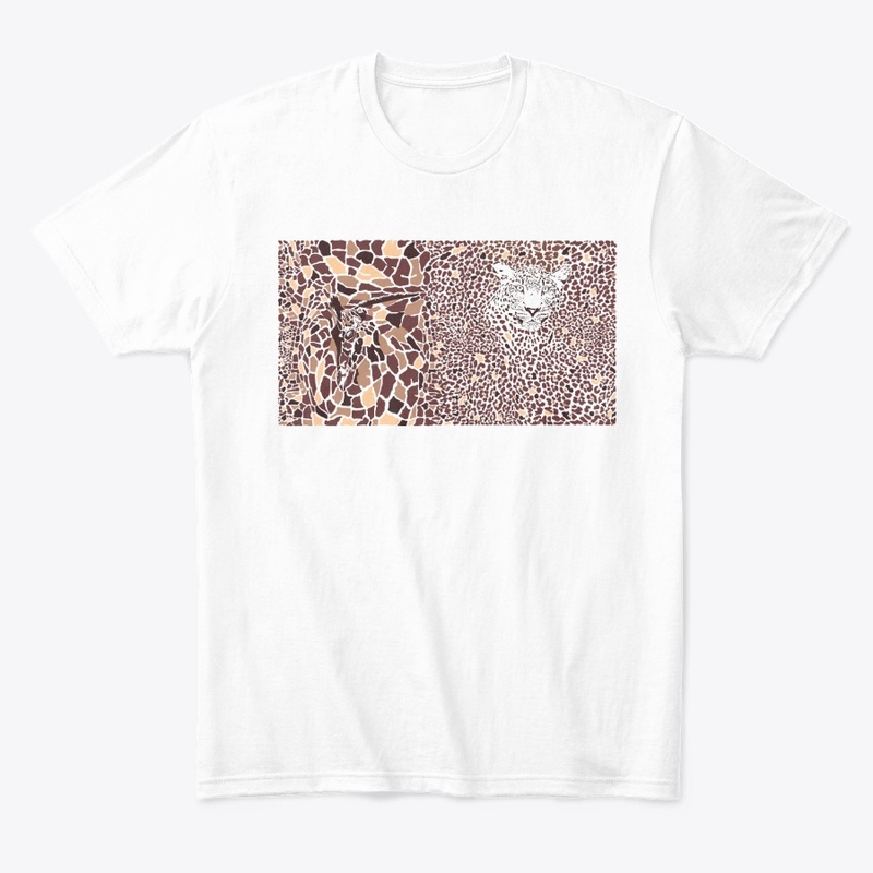Abstraktná textúra žirafy a leoparda