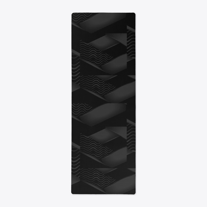 Black Grey Geometric Pattern 