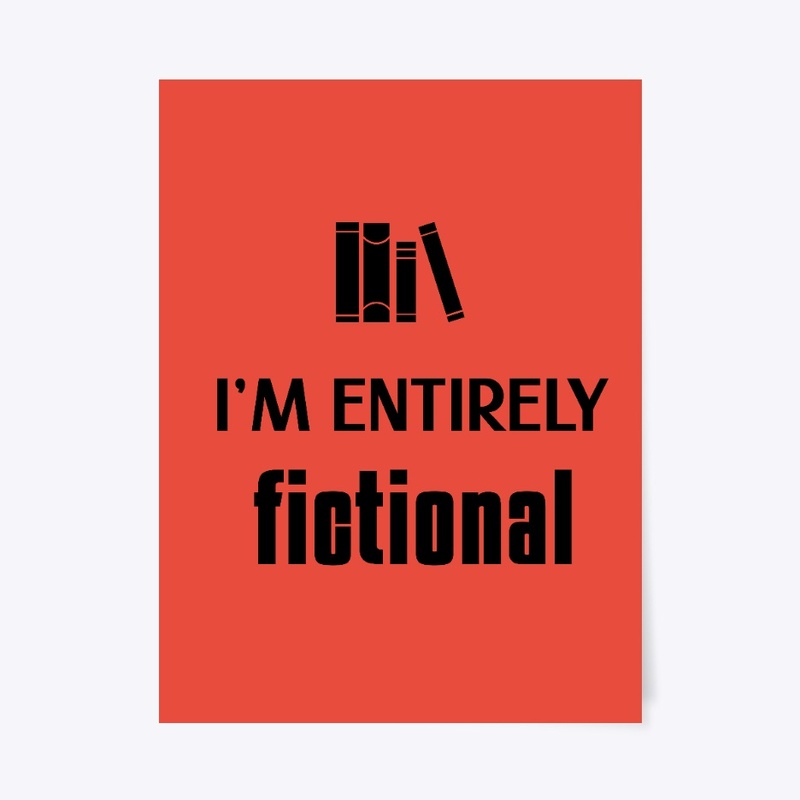 I'm Entirely Fictional - black