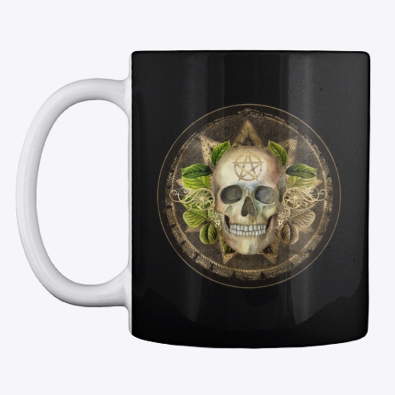 Witchy Pagan Skull