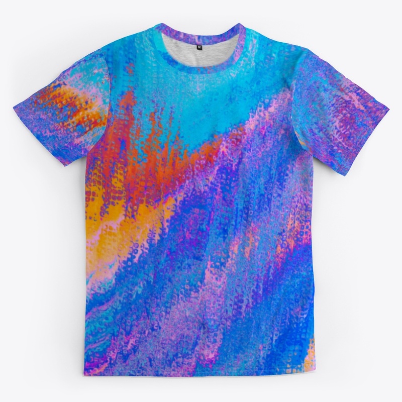 Abstract Multi Color Tie Dye