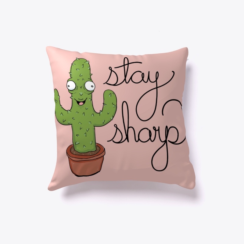 Motivation Cactus Stay Sharp Christmas