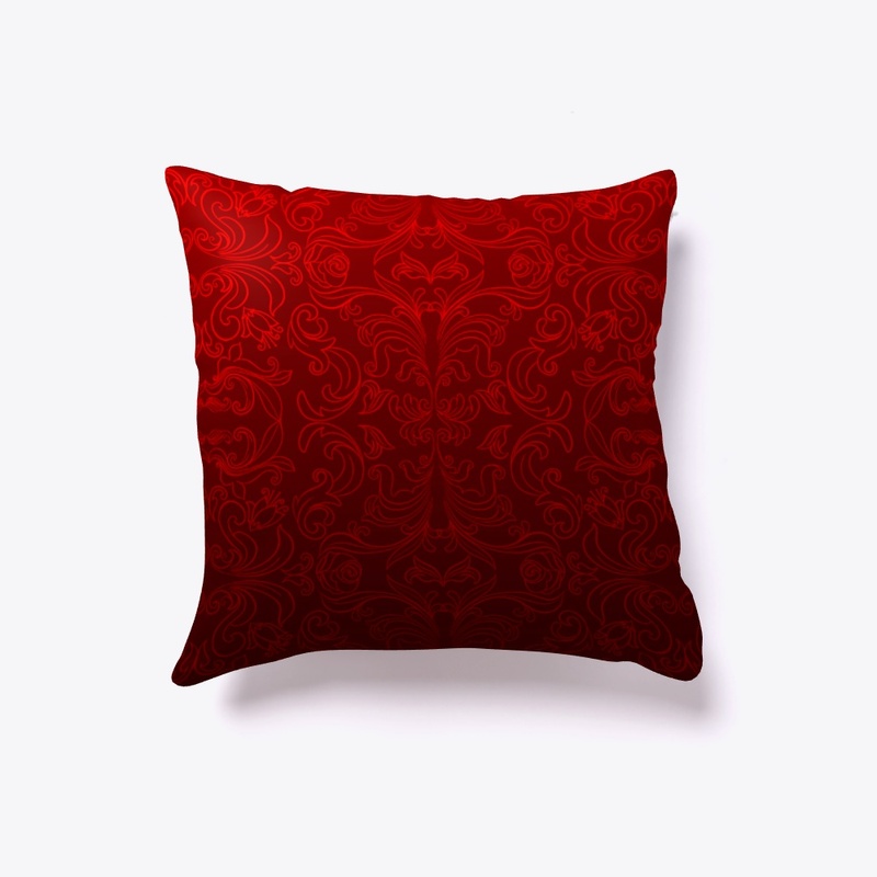 Red Floral Art