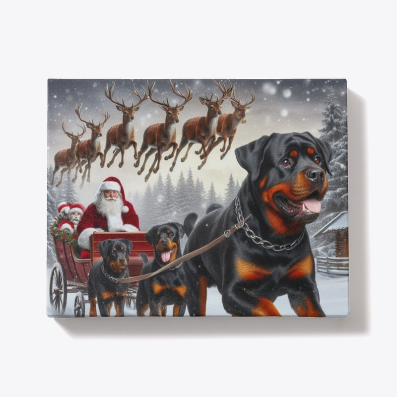 Rottweilers and Santa