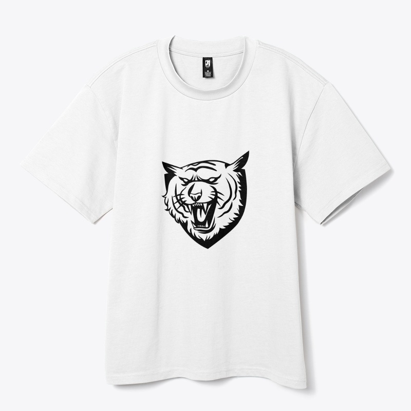 Minimalist Lion Tee – B&W Design