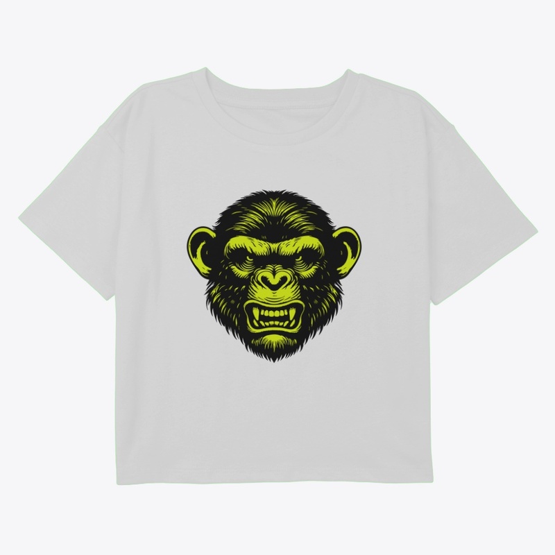 Wild Chimpanzee Head Design
