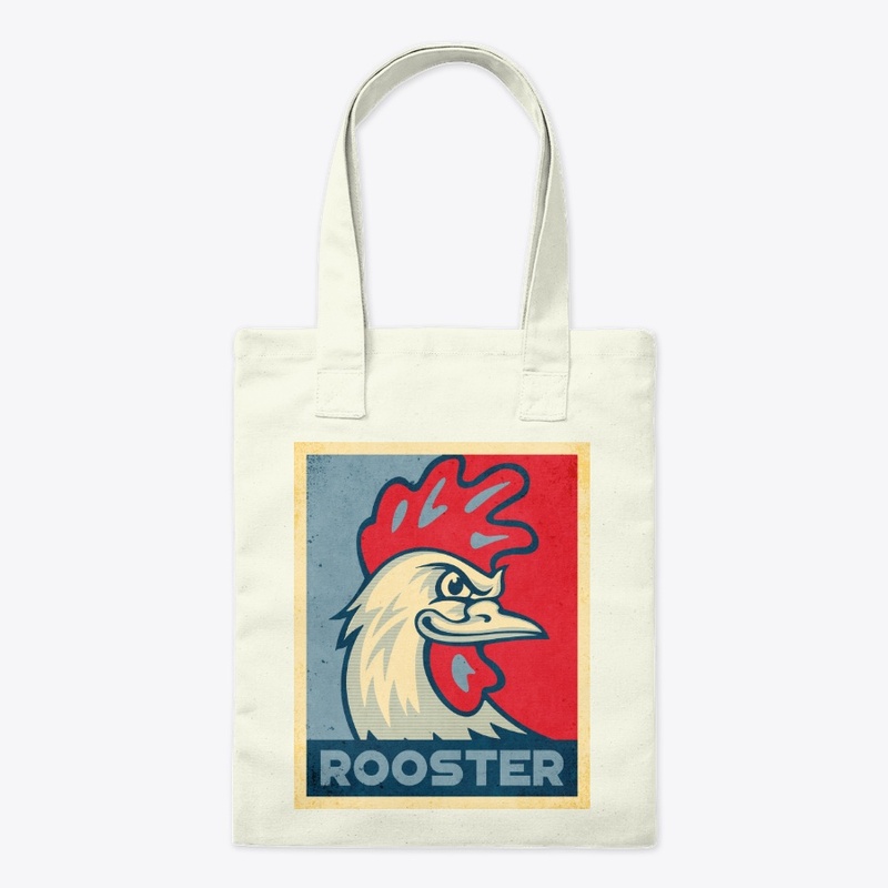 Cool Rooster Propaganda Poster Style