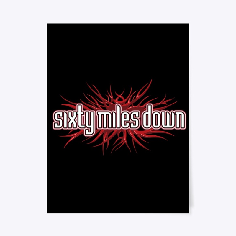 Sixty Miles Down- Red Roots Logo Goodies