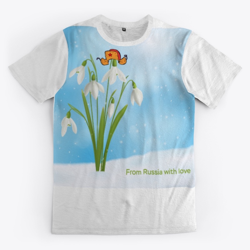 Fashion Womens Russia Tees