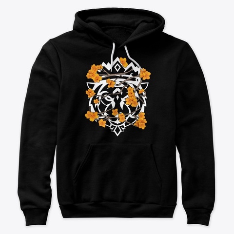 Orange Blossum Black Kaos Front