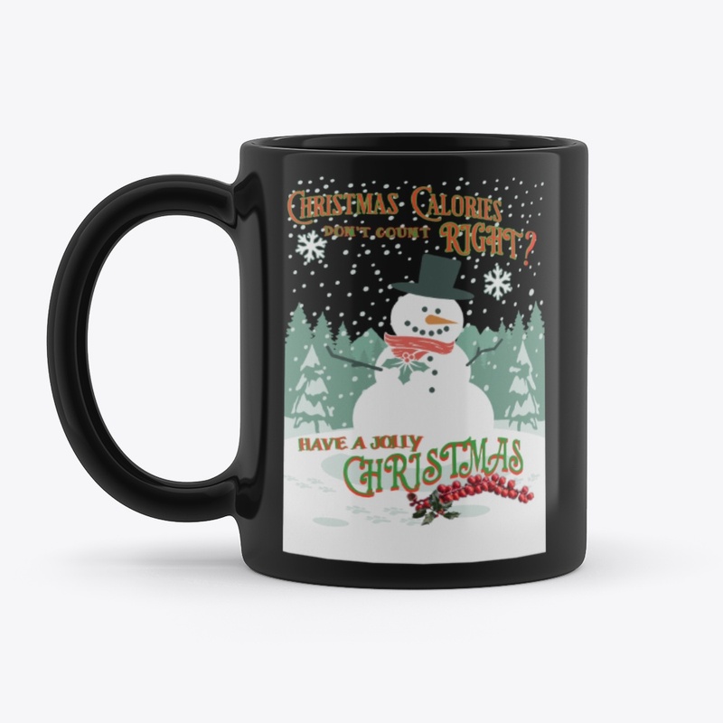 Christmas Calories don't count snowman