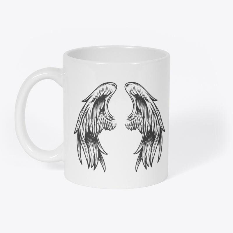 Wings on t-shirt