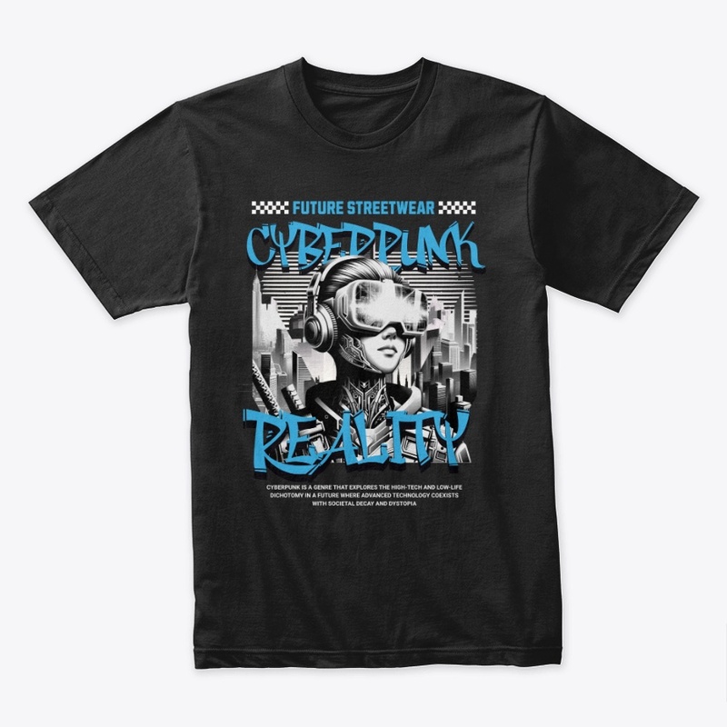 Cyberpunk Reality Aesthetic T-Shirt