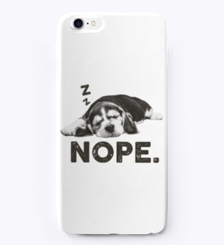 Funny Lazy Nope Beagle Dog Themed Gift