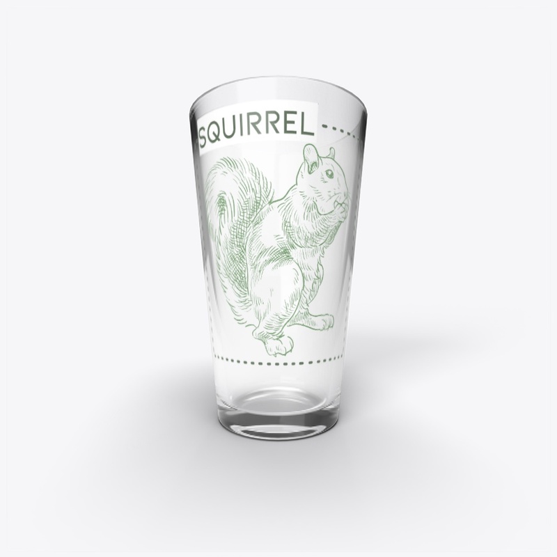 SQUIRREL | a squirrel, labeled | Fall