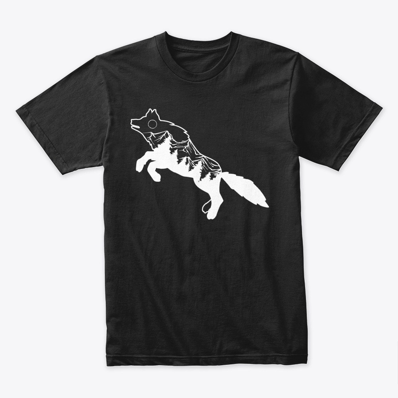 Wolf | Forest | Mountains | Goth Design 