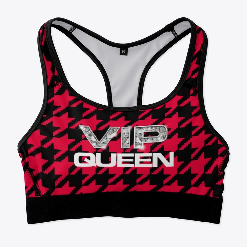 Houndstooth Exercise Bras