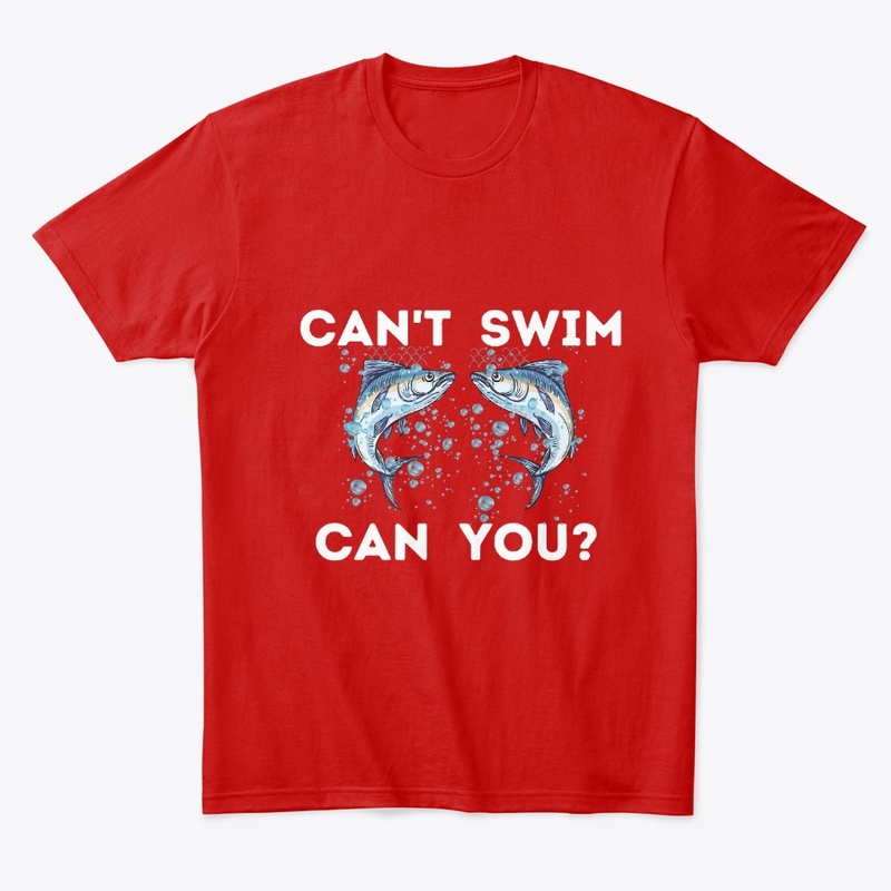 CUTE SWIMMING T-SHIRT