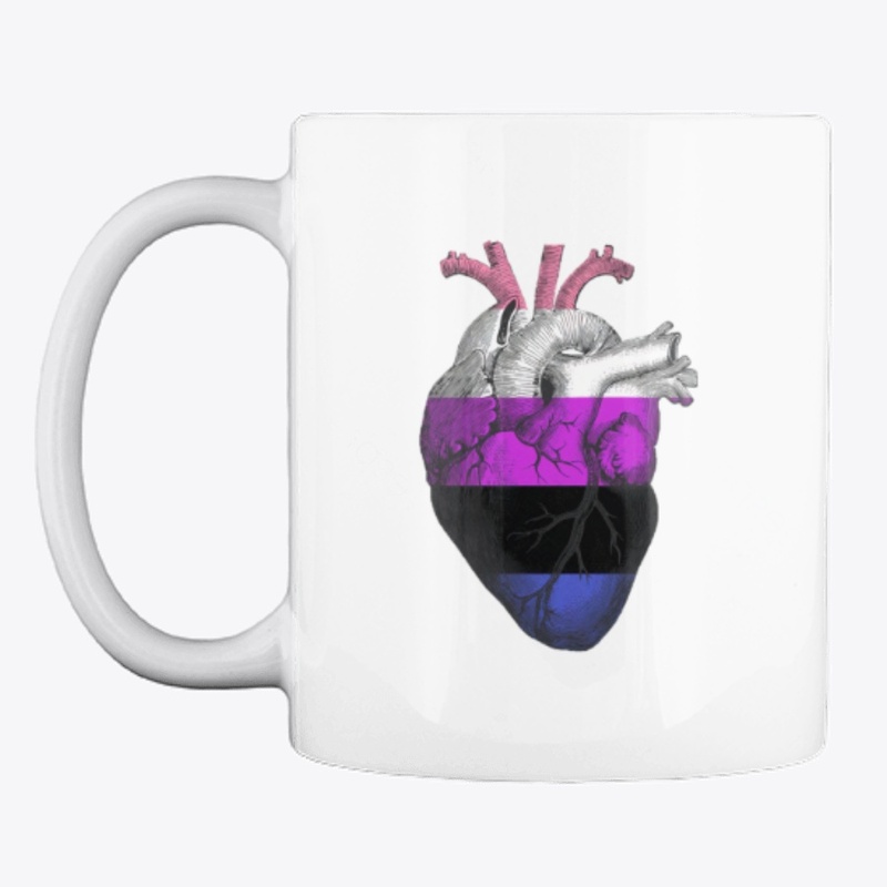 Genderfluid Anatomical Heart