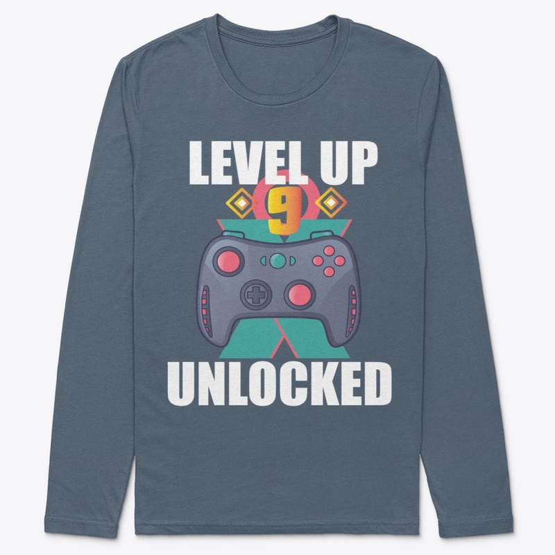 level 9 unlocked Birthday Gift T-Shirt