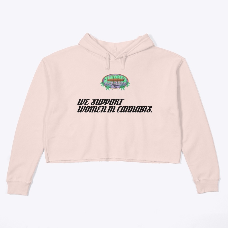Slumped Canna Cropped Hoodie 2