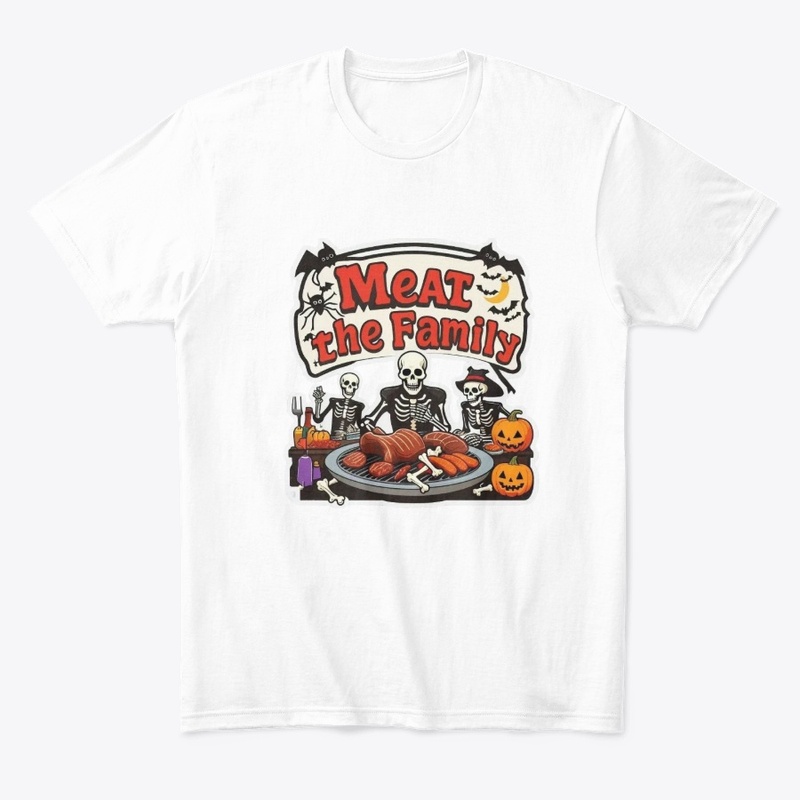 Meat The Family Halloween Skeleton 