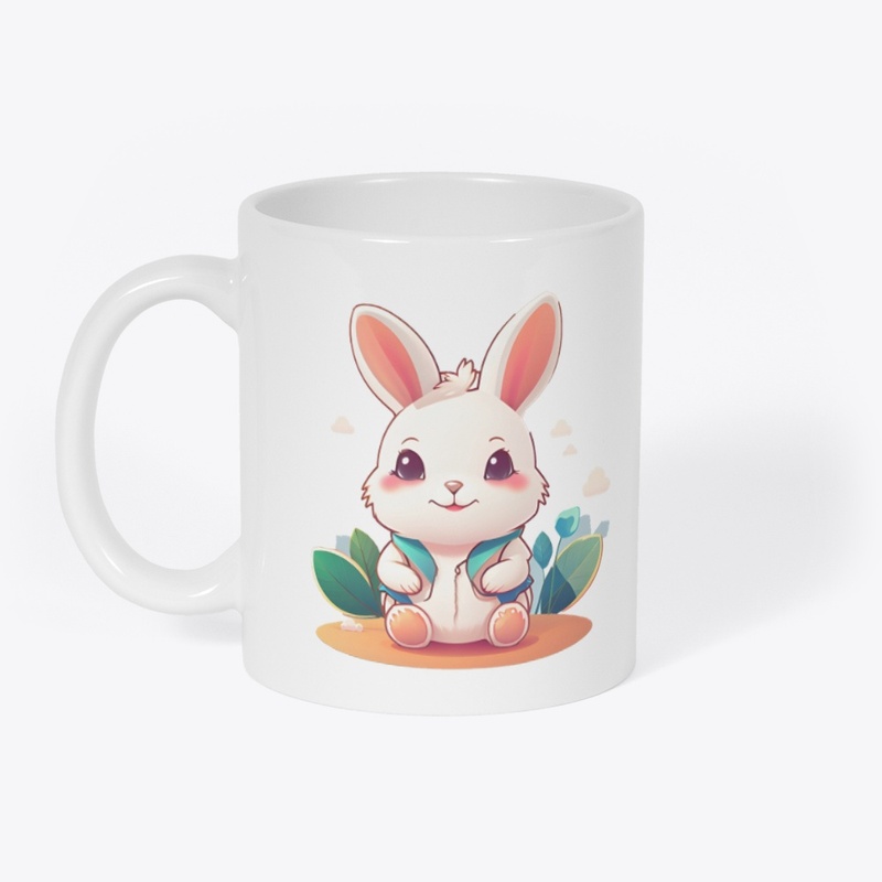 The cute rabbit
