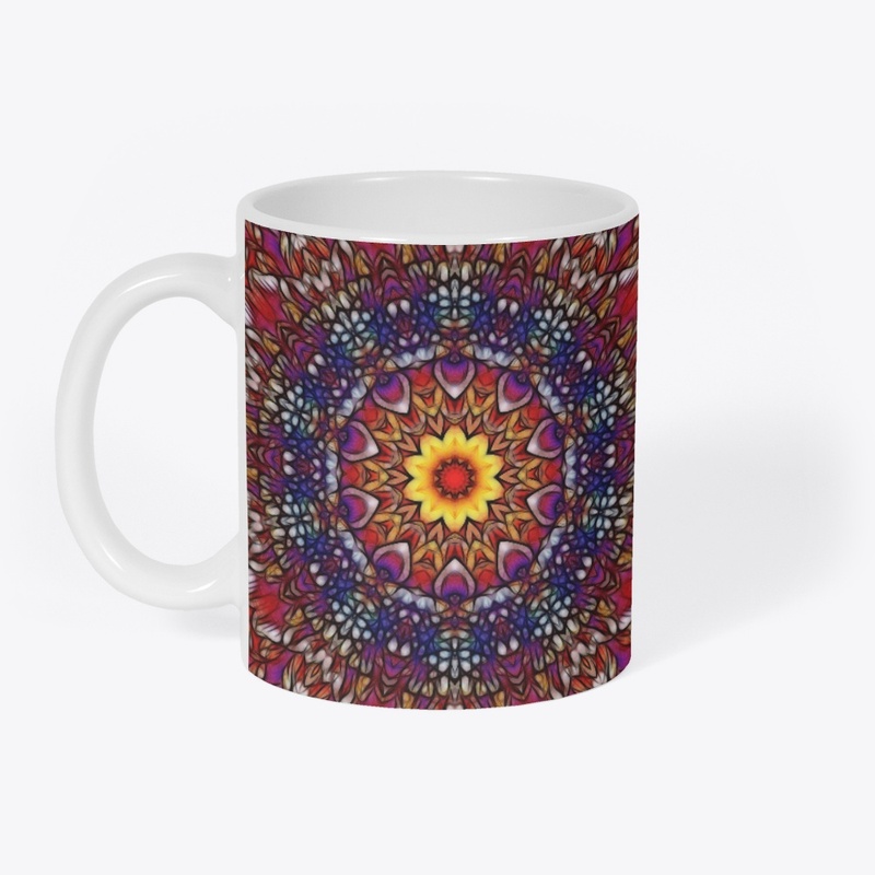 Blue Red Purple Kaleidoscope