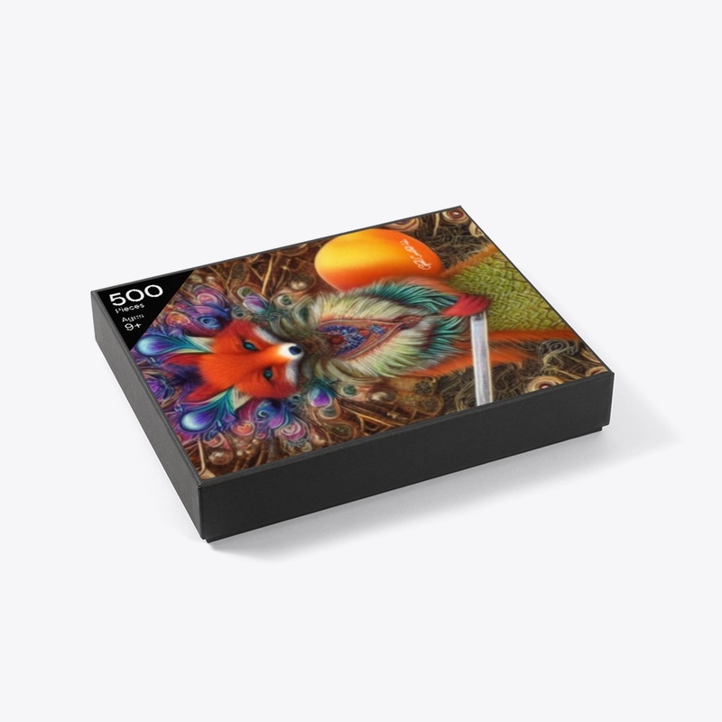 Amazon Warrior Fox with a Peach Decor