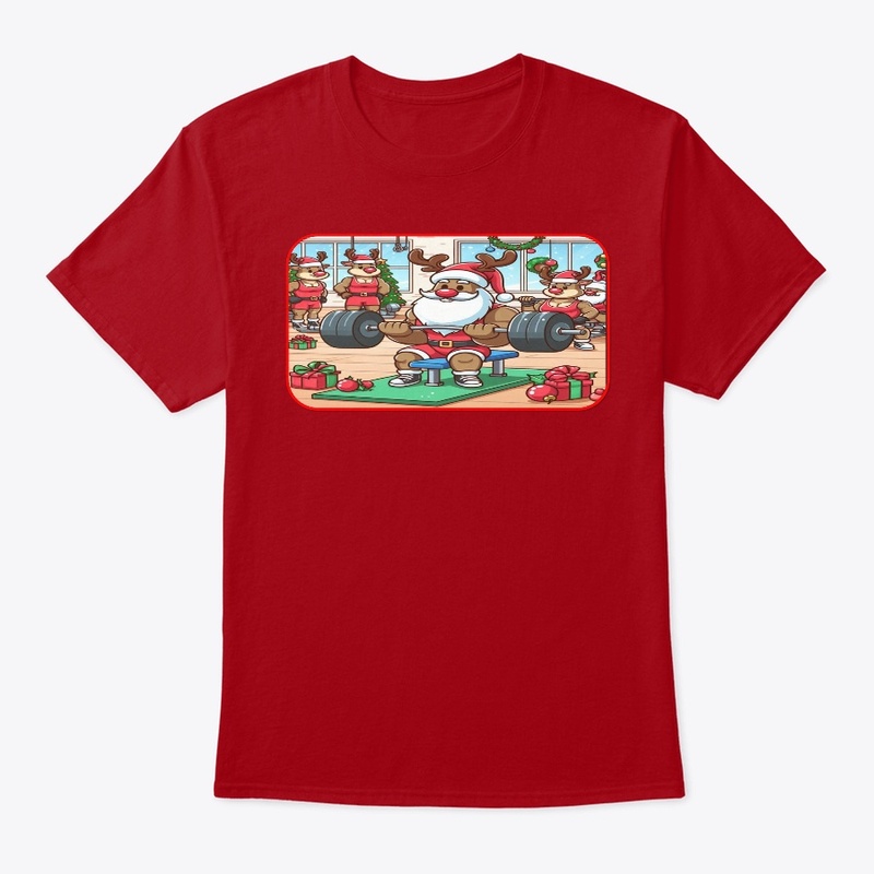 Foreign Life Reindeer Lifting Weights