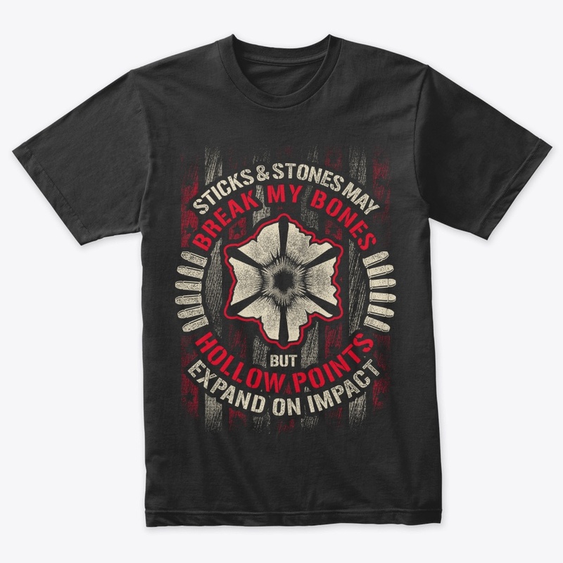 Gun Control Hollow Points t shirt