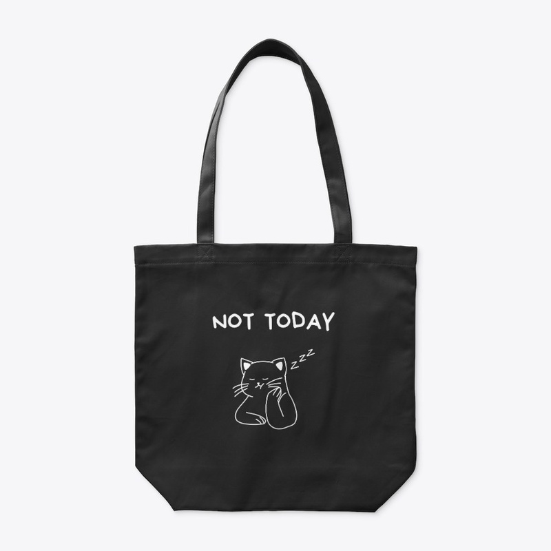 Lazy cat t-shirt - Not today