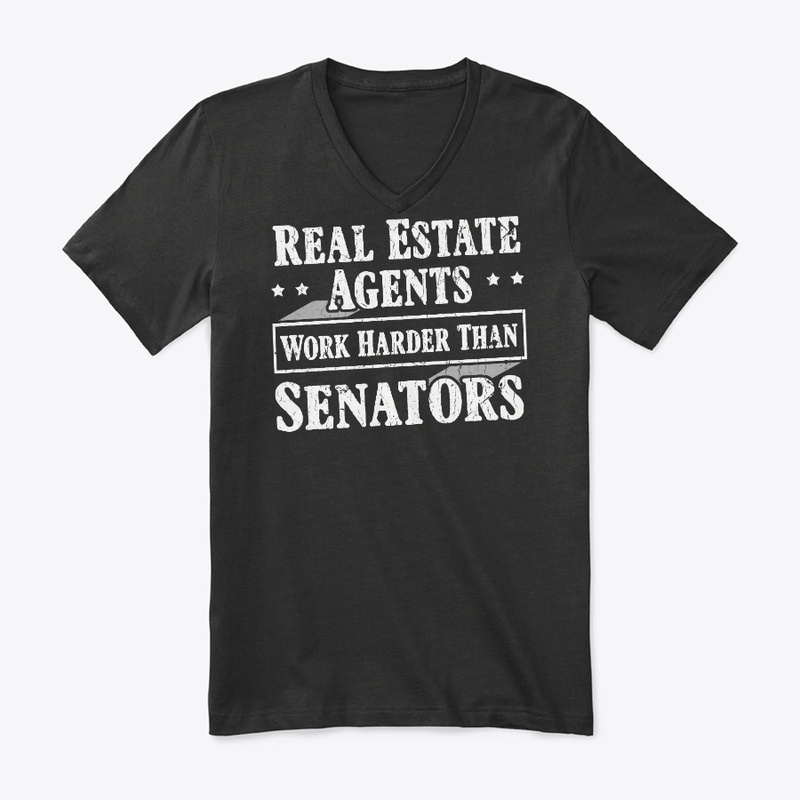 Funny Real Estate Agent Gift Work Harder