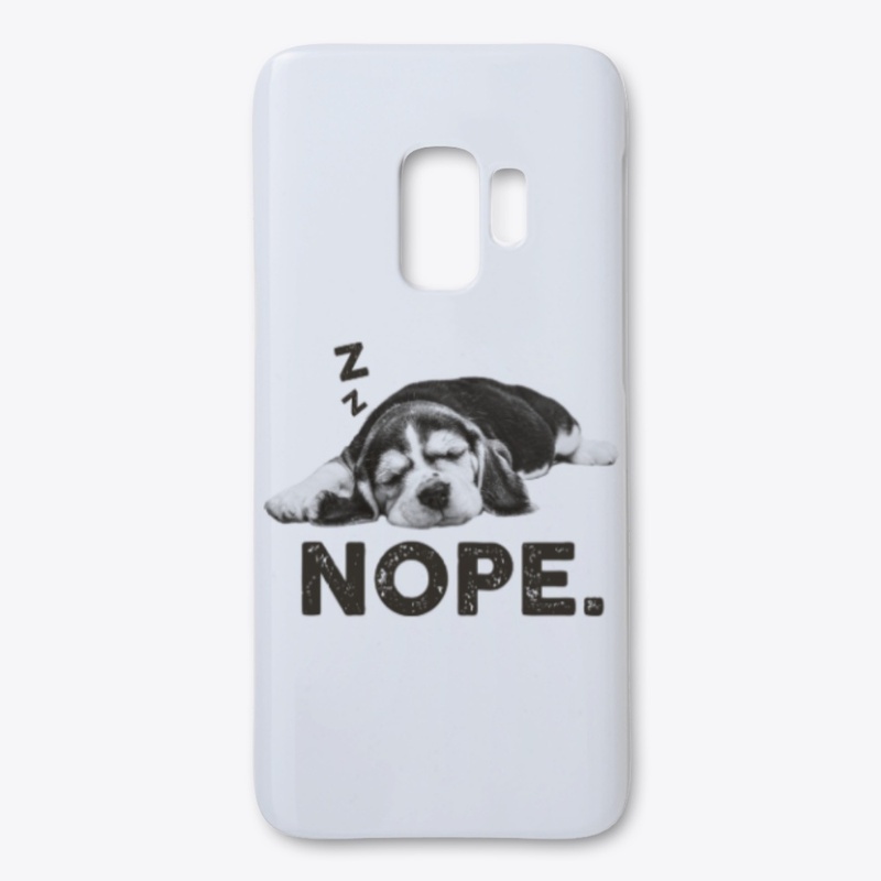 Funny Lazy Nope Beagle Dog Themed Gift