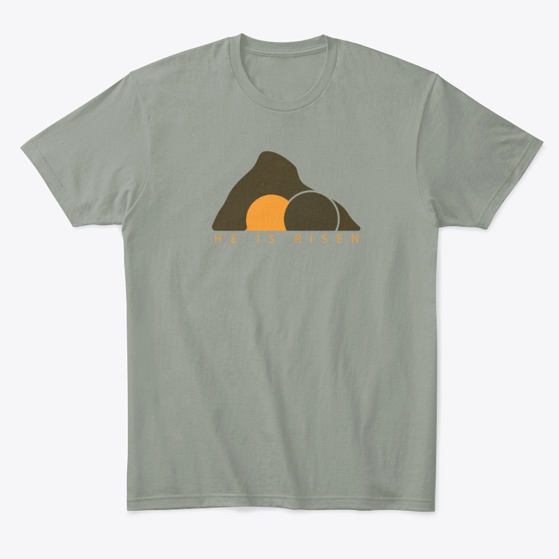 He is Risen T-shirt -Minimalist design