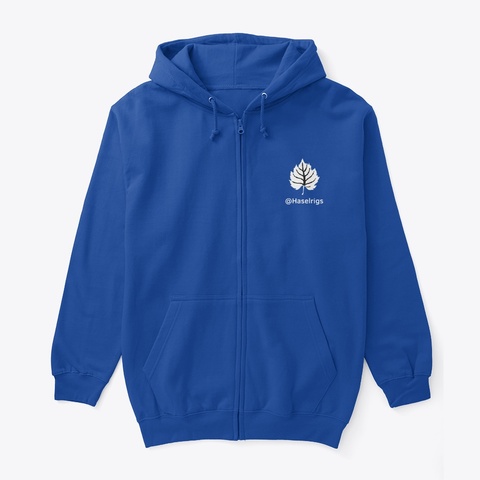 Haselrigs Standard Logo Deep Royal Camiseta Front