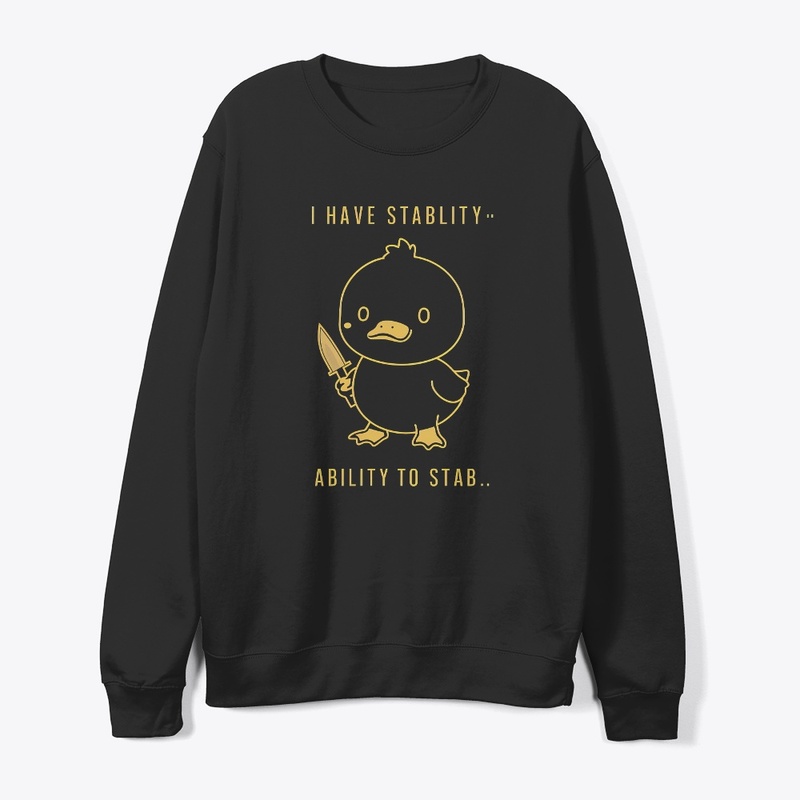 Quirky Duck Ability to Stab Cute 