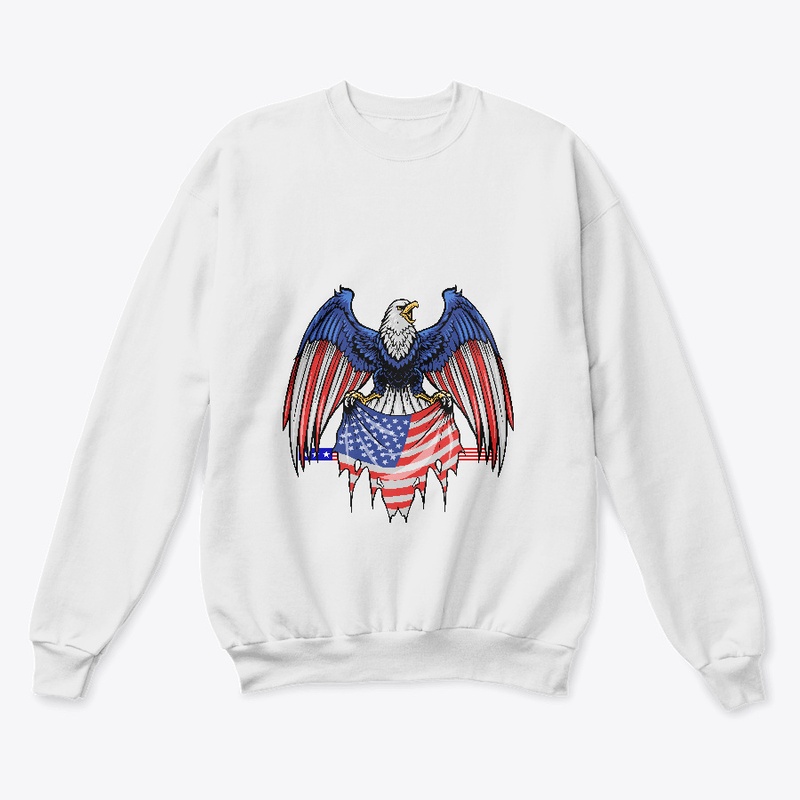 American Bald Eagle Shirt Flag USA