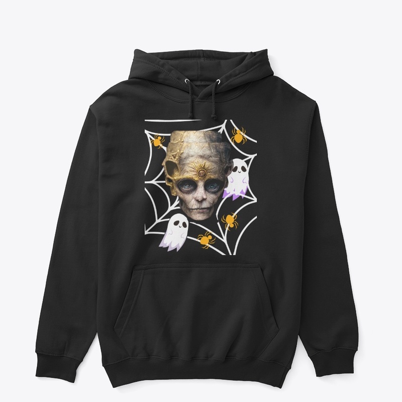 Halloween ghost spiders alien t-shirt