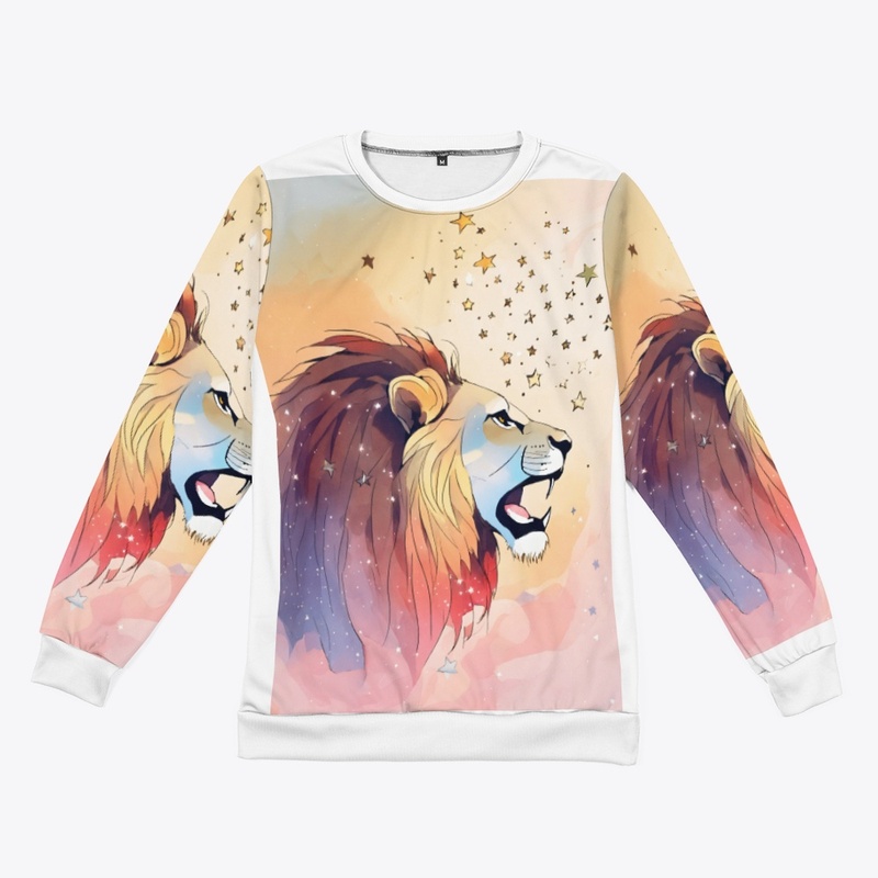 Lion with stars