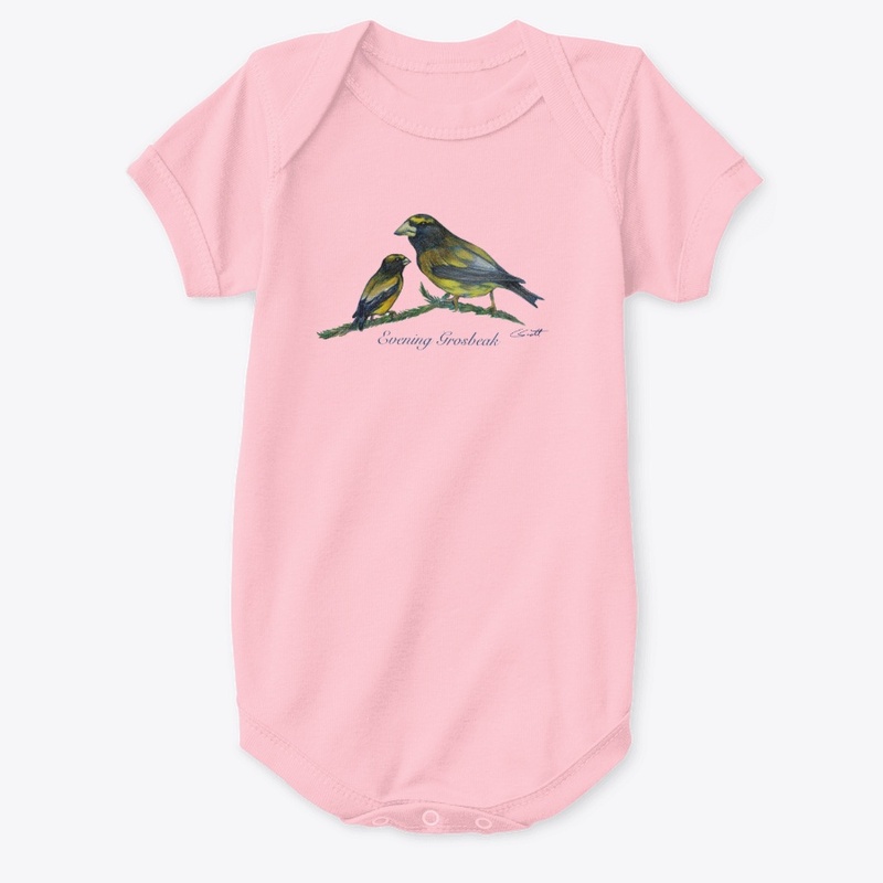 Baby Onesie - Evening Grossbeak
